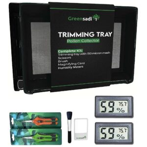 Premium Quality Trim Tray Set with 2-Tier Trimming Tray and 150 Micron Screen