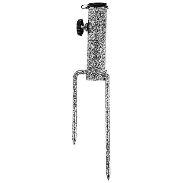 Premium Stainless Steel Sand Anchor Spike for Beach Umbrellas with Adjustable Pole Holder