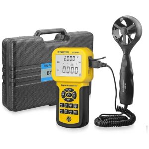 Pro Wind Speed and Temperature Anemometer with Air Flow CFM Measurement