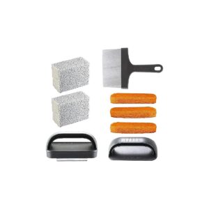 Professional Grade Grill Cleaning Kit with Stainless Steel and Composite Materials