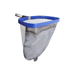 Professional Grade Pool Leaf Rake with Double Layer Deep-Bag and Large Capacity Net