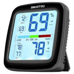 Professional Indoor Thermometer with Large HD LCD Screen and Reliable Operating Buttons