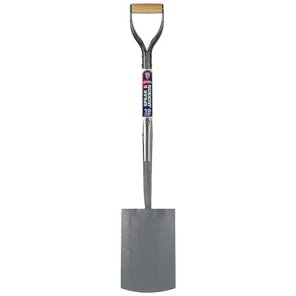 Professional Long Lipped Digging Spade with Forged Carbon Steel Head and Socket