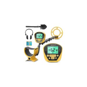 Professional Metal Detector for Adults and Kids with LCD Display and Waterproof Design