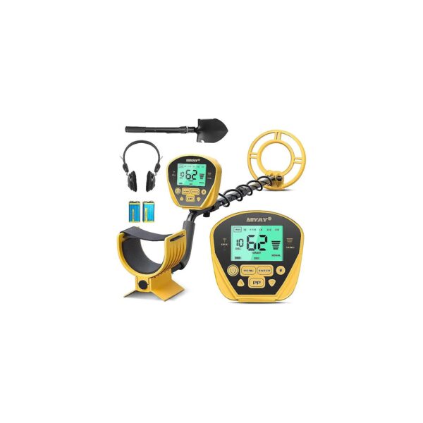 Professional Metal Detector for Adults and Kids with LCD Display and Waterproof Design