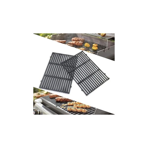 Professional Searing Grill Grates Replacement for Weber Genesis II 300 Series Gas Grills