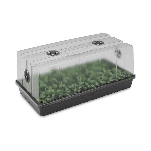 Professional Seed Starting Kit with Large Dome, Drip Tray, and Adjustable Vent