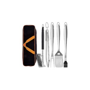 Professional-grade 6-piece BBQ Grill Tool Set for Smooth Cooking