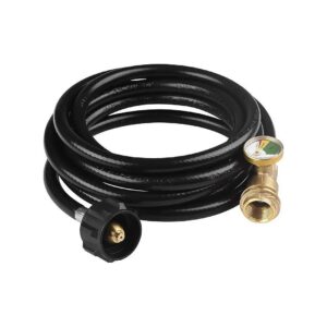 Propane Extension Hose with Gauge for All QCC1 Appliances