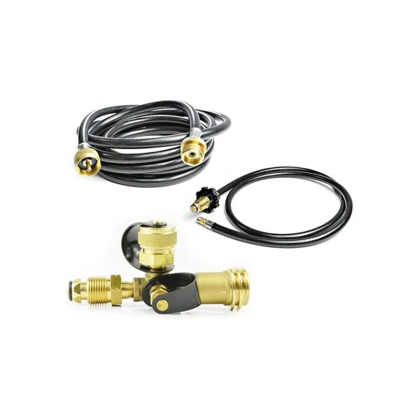 Propane Fitting Kit with Excess Flow Protection for RV Camping and Motorhome Maintenance