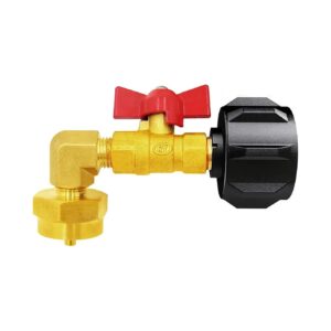 Propane Refill Adapter for Small and Large Tanks with QCC1 Joint