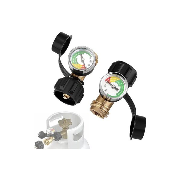 Propane Tank Level Indicator with Ambient Temperature Display for Improved Propane Safety