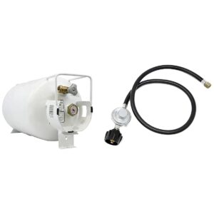 Propane Tank for Fire Pits Patio Heaters and Barbeques with Accurate Gauge