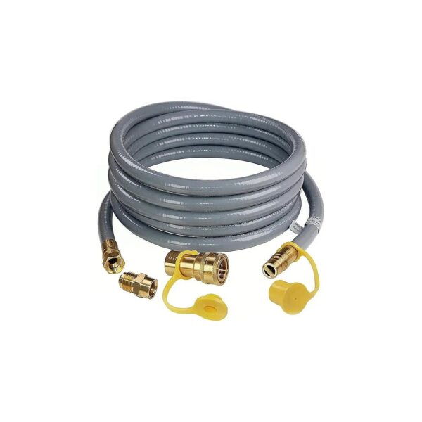 Propane and Natural Gas Hose Assembly with Quick Disconnect and 3/8 Female Flare Fitting