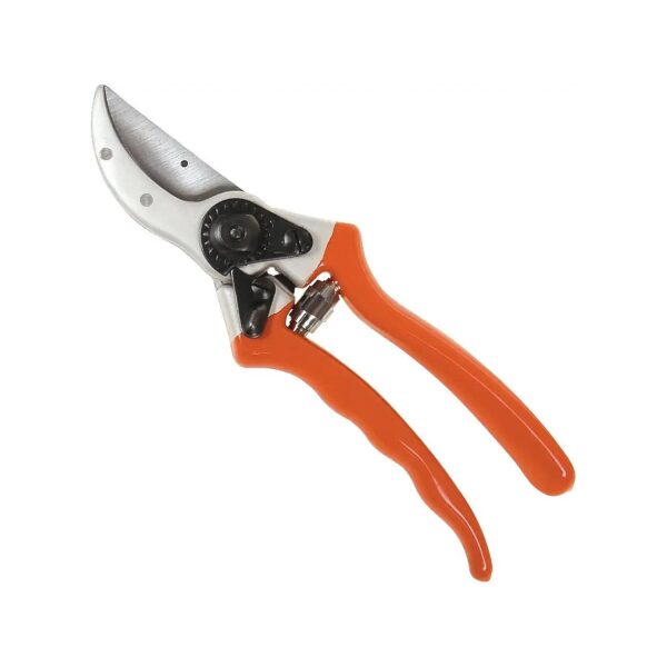 Pruners with Soft Wire Cutter Notch and Serrated Blade Edge for Efficient Cutting