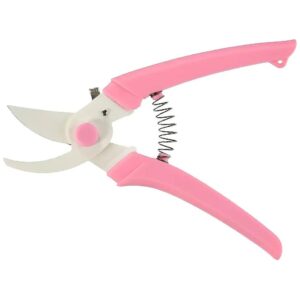 Pruning Shears with 45mm Carbon Steel Blade and 26 Pounds Item Weight in Pink