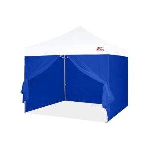 Purple, 3-Sided and 1-Door Nylon Sidewall Kit for 10x10 Straight Leg Pop Up Canopies