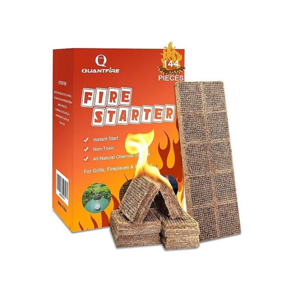 Purpose Charcoal Fire Starters for Campfires, Grills, and Fireplaces