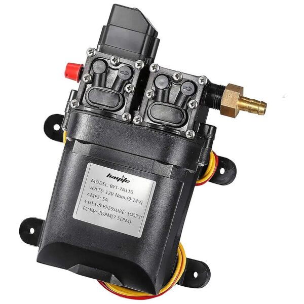 Quality 12V DC Fresh Water Pump with Adjustable Pressure Switch for RV Camper Marine Boat