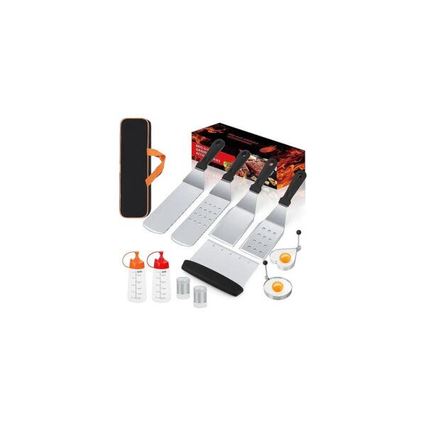 Quality 13-Piece Grill Accessory Kit for Blackstone and Camp Chef Grills