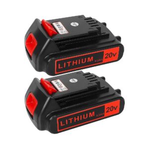 Quality 20V 0Ah Lithium-Ion Battery for 20V BLACK+DECKER Power Tools and Equipment