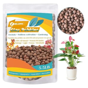 Quality Clay Pebbles for Indoor Plants, Natural Growing Medium for Plant Care