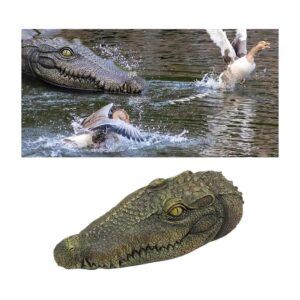 Quality Crocodile Head Pool Float for Raccoons, Birds, and Other Animals