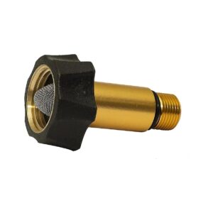 Quality Gold-Plated Water Inlet Fitting for Axial Cam Pressure Washer Pumps