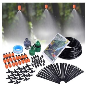 Quality Irrigation Kit with Adjustable Misters and Barbed Fittings for