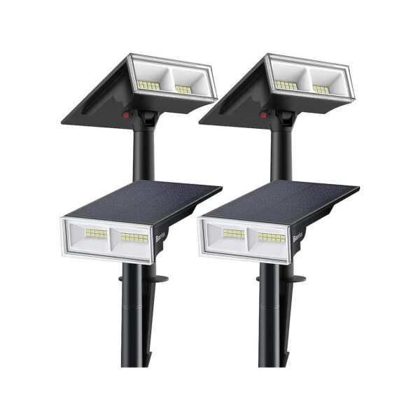 Quality LED Solar Powered Spotlights with Automatic ON/OFF and 3 Lighting Modes