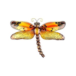 Quality Metal Dragonfly Entomology-Inspired Glass Artwork for Indoor Outdoor Decoration