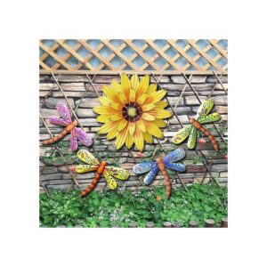 Quality Metal Wall Art Set for Indoor, Outdoor, and Garden Decor