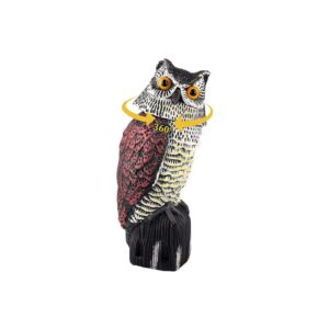 Quality Owl Scarecrow Sculpture for Outdoor Use with Weather-Resistant Materials