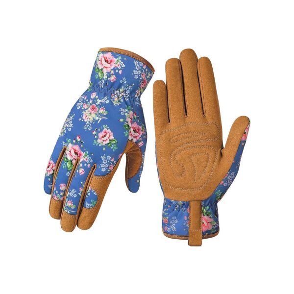 Quality Polyester Fibers and High-Density Stitching in Gardening Gloves for Women