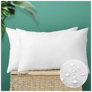 Quality Polyester Pillow Inserts for Outdoor Use Water Resistant Rectangular 16x24 Inch