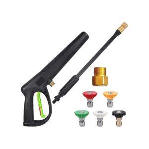 Quality Pressure Washer Spray Gun with Extension Wand and 5 High-Speed Spray Nozzle Tips