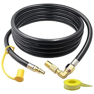 Quality Propane Hose with 12FT Extension for RV, Grill, and More