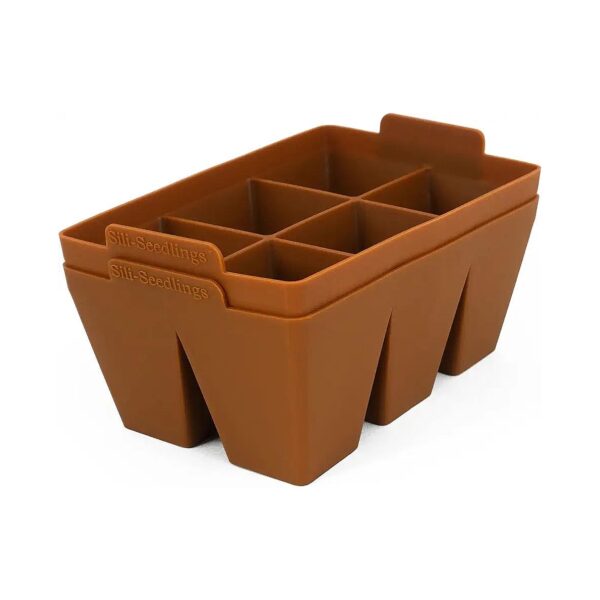 Quality Seed Starter Tray with Large Cells Zero Plastic 100% Silicone Reusable Planter