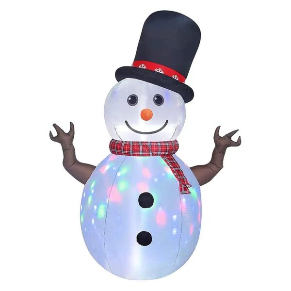 Quick Inflatable 8ft Snowman Christmas Decoration for Outdoor Yard