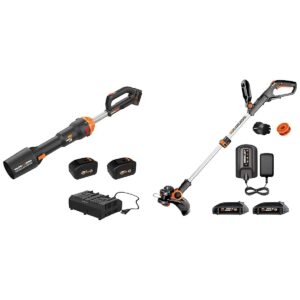 Quick and Easy Leaf Blowing with Cordless Power