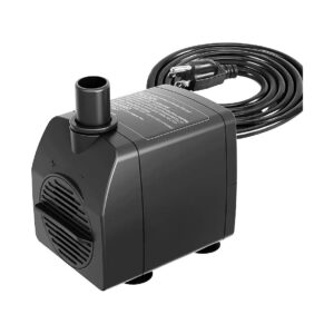 Quiet and Efficient 200GPH Submersible Pump for Fountains, Ponds, and Aquatic Systems