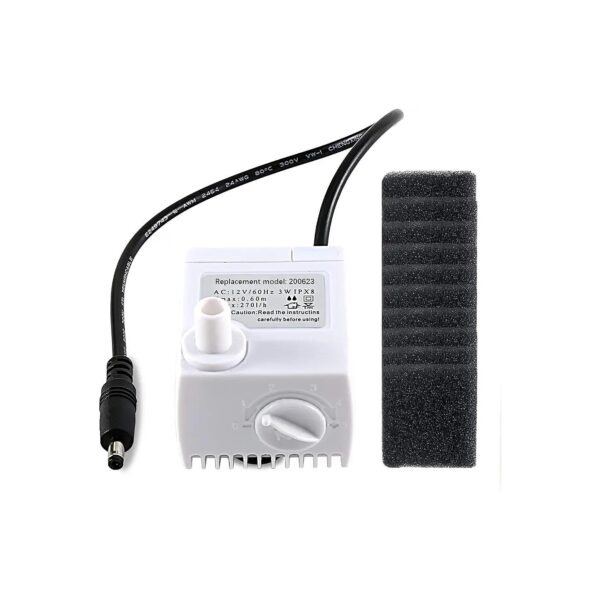 Quiet and Reliable Pump for Hydroponics Growers with 10 Filters Included