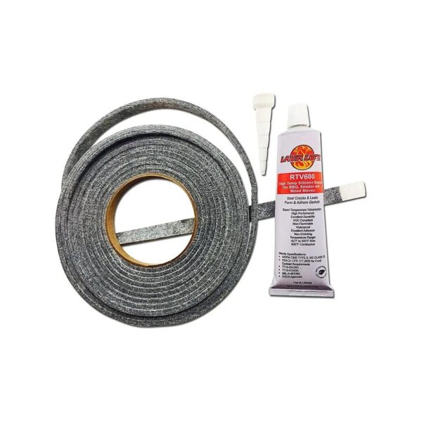 RTV600F High Temperature Adhesive for Long Lasting BBQ Smoker Gasket Seal