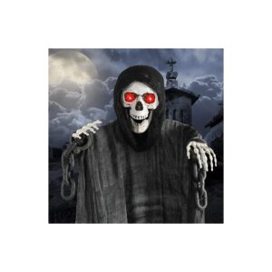 Realistic 5 FT Halloween Ghost Decorations with Scary Skull and Robes