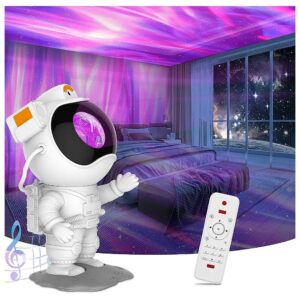 Realistic Galaxy Projector for Bedroom with 32 Light Effects and Astronaut Sound