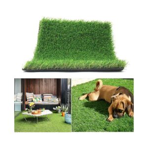 Realistic Thick Fake Grass Rug for Outdoor Garden Patio Lawns 3x5ft Artificial Turf Mat