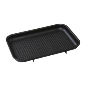 Rectangular Nonstick Grill Plate for Compact Hot Plate Cooking