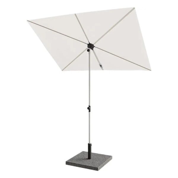 Rectangular Patio Umbrella with Versatile 360 Degree Rotation for Balcony Shade