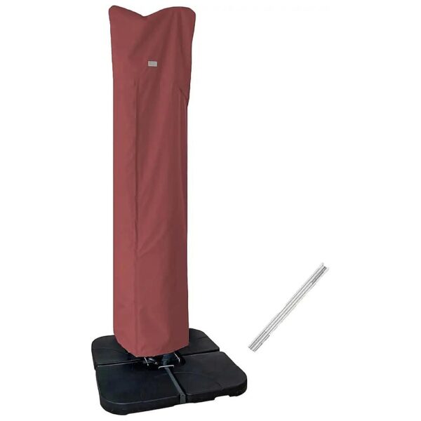 Red 9ft to 13ft Patio Umbrella Cover for Cantilever and Straight Pole Parasols