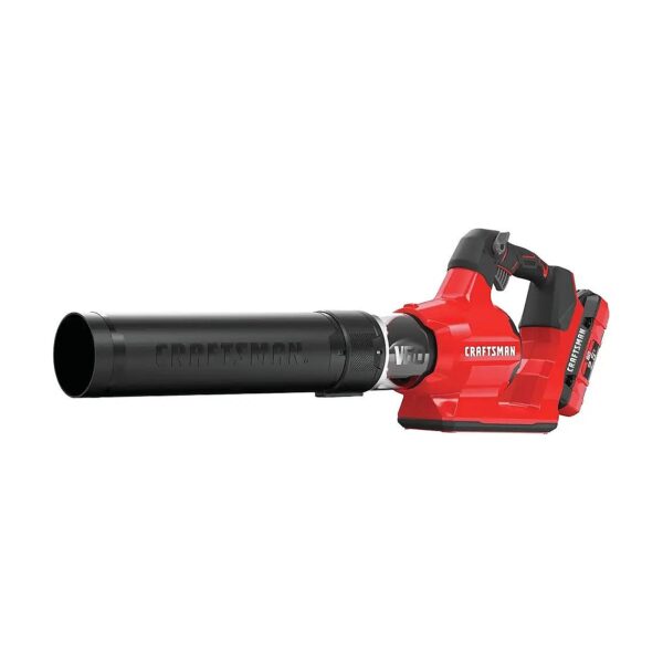 Red Cordless Leaf Blower with High-Performance Brushless Motor